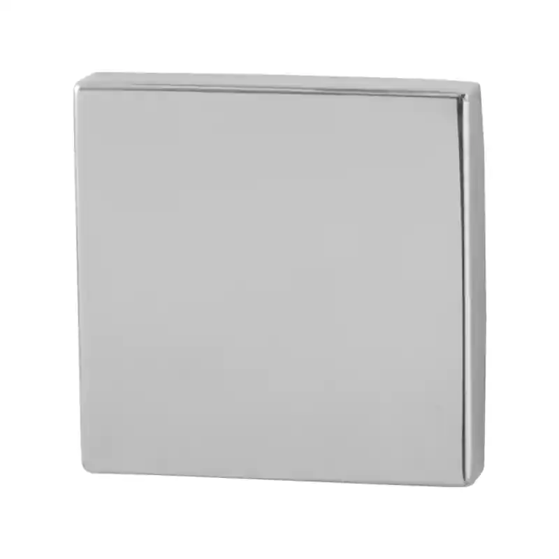 Blinde rozet GPF0900.42 50x50x8mm RVS gepolijst Exclusieve Aanbieding
