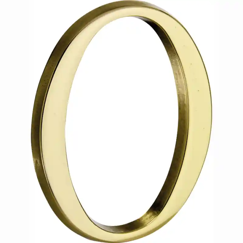 Mi Satori Huisnummer Roman 120mm-0 messing gepolijst ongelakt Dagaanbieding
