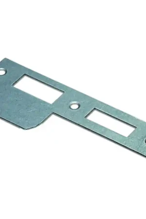 Bestel Nu Dulimex RVS sluitplaat rechte hoeken t.b.v. veiligheidsinsteekslot PC72, 196x29x1,2mm