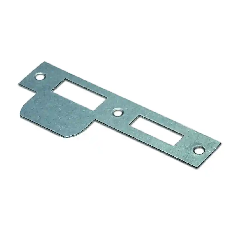 Bestel Nu Dulimex RVS sluitplaat rechte hoeken t.b.v. veiligheidsinsteekslot PC72, 196x29x1,2mm