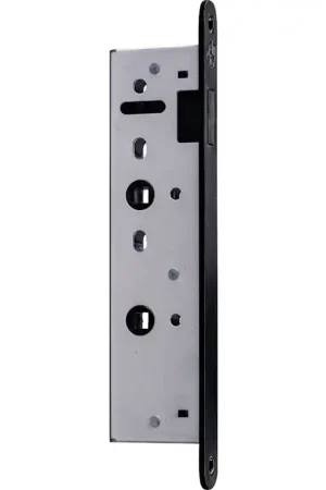 Merkproduct Austria Forza bad/wc slot zwart smal met magneet t.b.v. Nero Legno opdek deur