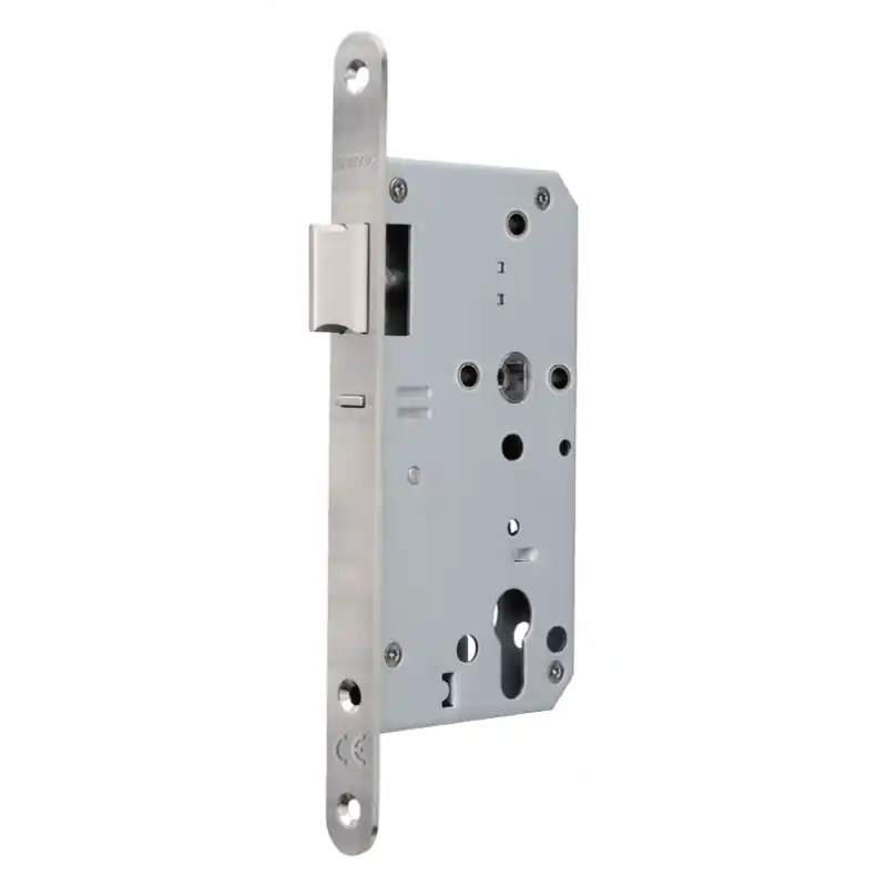 Hoge Kwaliteit Artitec Wallebroek Insteekslot centraalslot PC72, RVS mat