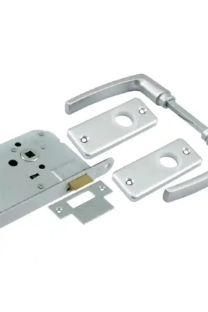 Direct Beschikbaar Starx Loopslot met Beslag Aluminium Wit Blind Doornmaat 50mm
