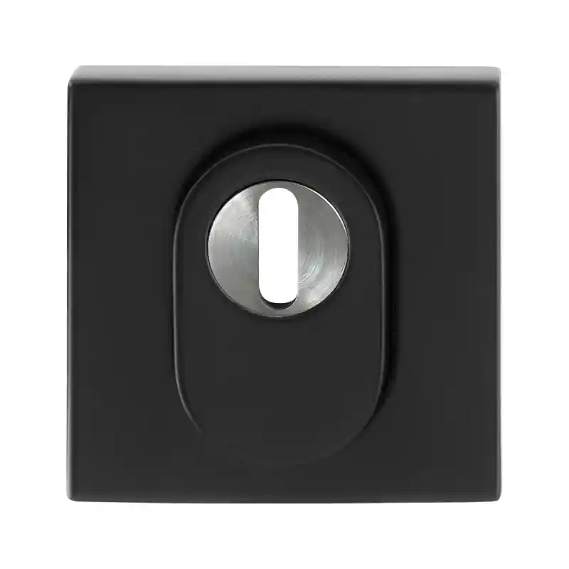 GPF9387.64 veiligheidsbuitenrozet smeedijzer zwart vierkant 54 mm SKG*** Korting