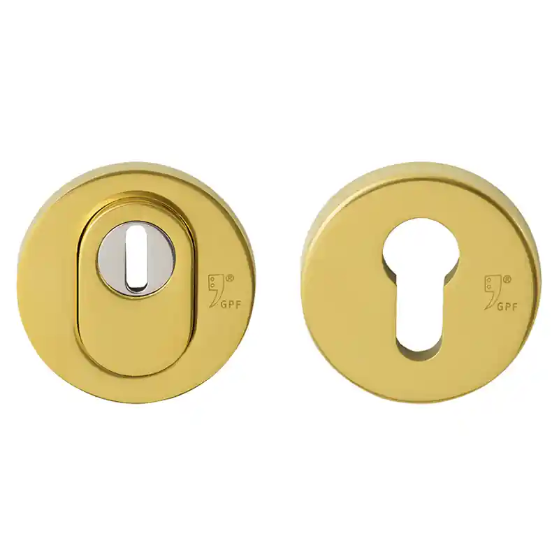 Lage Kosten GPF9392.P3.S199 ronde veiligheidsrozet PVD messing met kerntrekbeveiliging