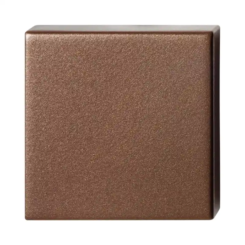 Voordeelprijs GPF9388.A2 Bronze blend vierkante veiligheidsbuitenrozet blind