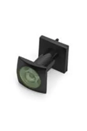 Deurspion vierkant 200° 40-65mm zwart Must-Have