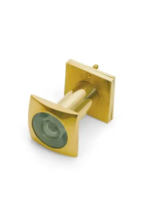 Deurspion vierkant 200° 40-65mm messing gepolijst Must-Have