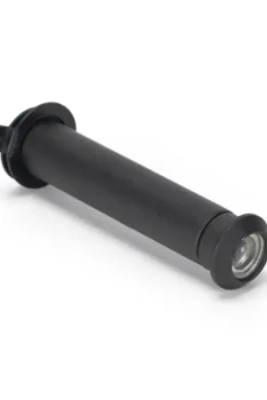 Actieprijs Wardlo deurspion 180 graden 12mm deurdikte 55-75mm smeedijzer zwart