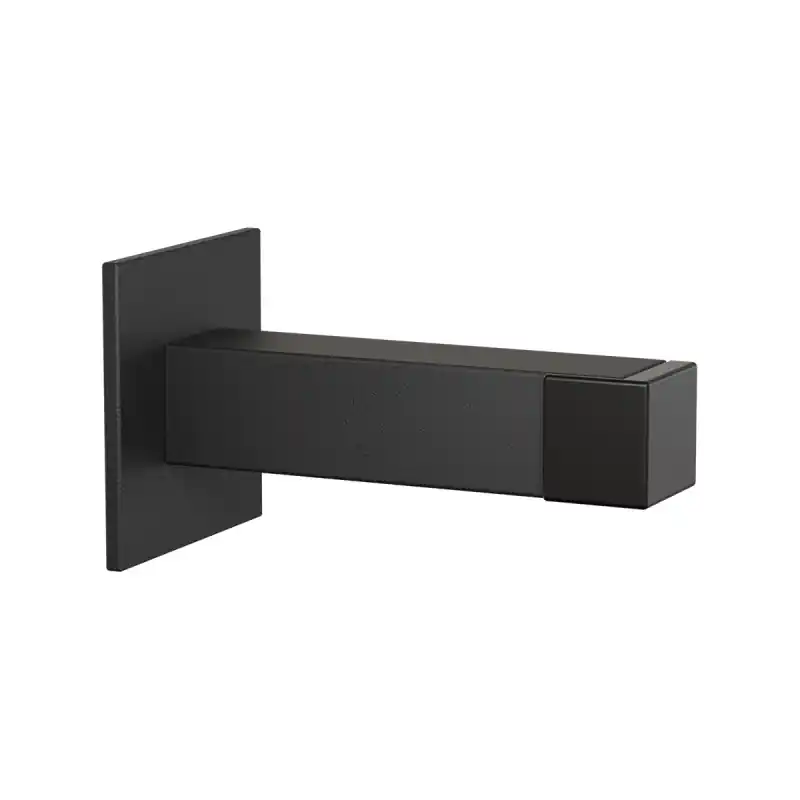 Uitverkoop Deurstopper Zwart Vierkant voor Vloermontage of Wandmontage GPF8739.61