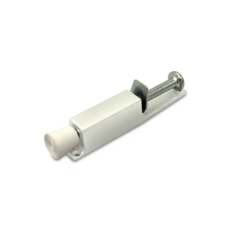 Deurvastzetter met voetstift Dulimex 165x30mm, wit Fabrieksprijs