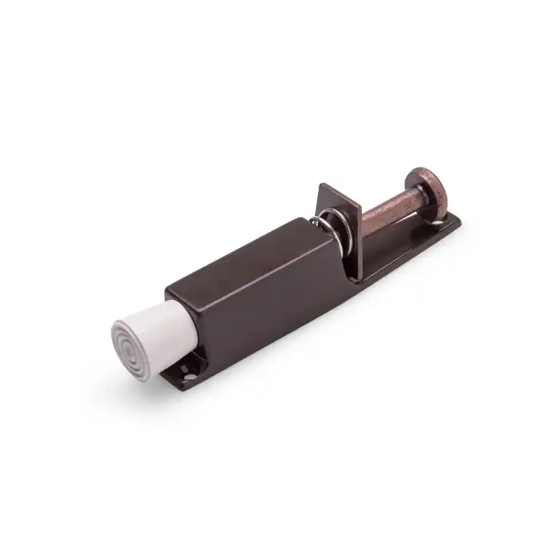 Deurvastzetter met voetstift Dulimex 165x30mm, bruin Finale Uitverkoop