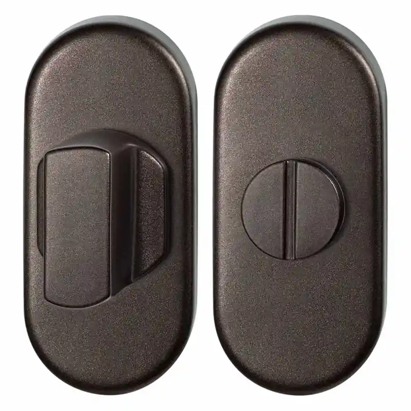 GPF1104.A1.0910 toiletgarnituur 70x32 mm stift 8 mm Dark blend Direct Beschikbaar