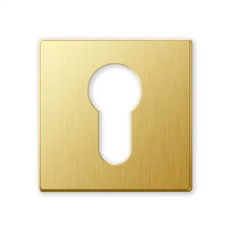 Cilinderrozet 1291/BY 50x6mm satin messing Express Levering