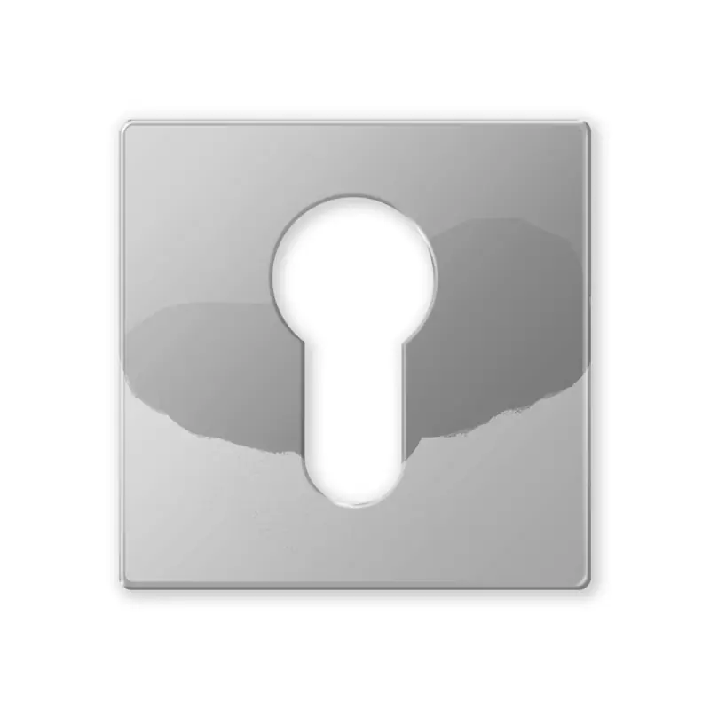 Cilinderrozet 1291/BY 50x6mm chrome Express Levering
