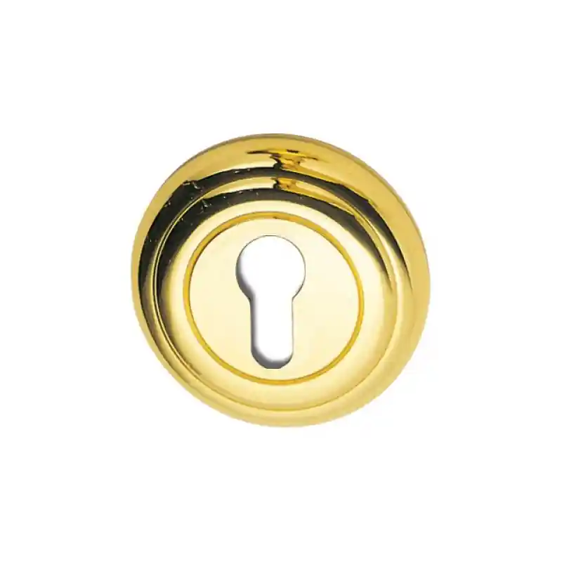 Cilinderrozet 651/BY 51x10mm gepolijst messing Veilige Betaling