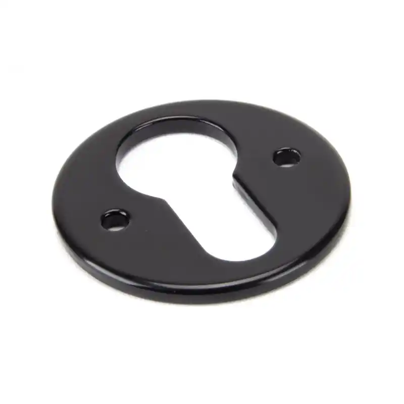 Wardlo cilinderrozet rond 45x3mm smeedijzer zwart Hoge Kwaliteit