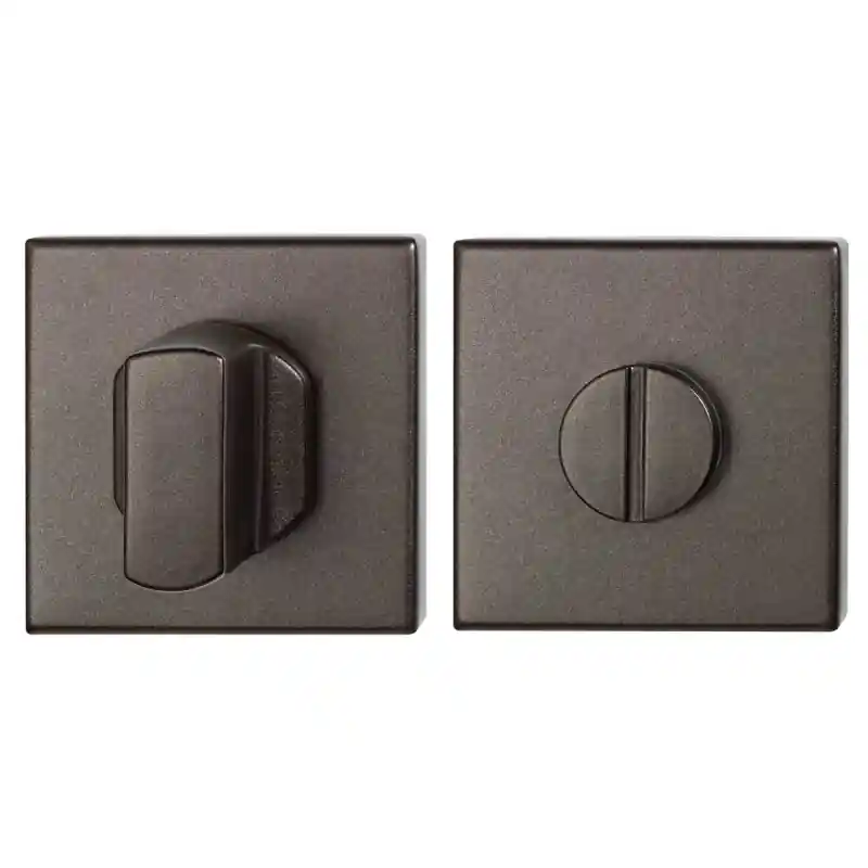 Toiletgarnituur GPF1102.A1.0910 50x50x8 mm stift 8 mm Dark blend grote knop Dagaanbieding
