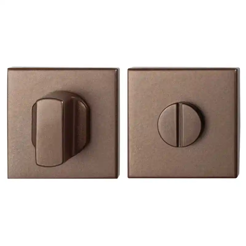 Gereduceerde Prijs Toiletgarnituur GPF1102.A2.0910 50x50x8 mm stift 8 mm Bronze blend grote knop