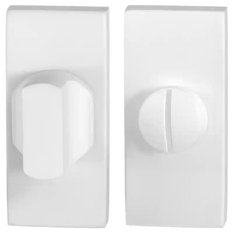 Lage Kosten Toiletgarnituur GPF8910.41 70x32mm stift 8mm wit grote knop
