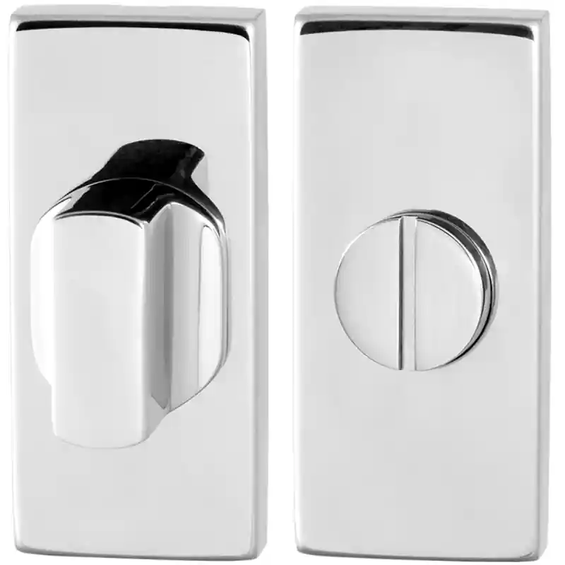 Bestseller Toiletgarnituur GPF0910.41 70x32mm stift 8mm RVS gepolijst grote knop