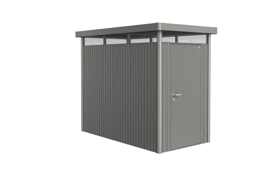 Biohort Berging Highline Enkele Deur Kwartsgrijs 155 x 275 x 222 cm Flitsaanbieding