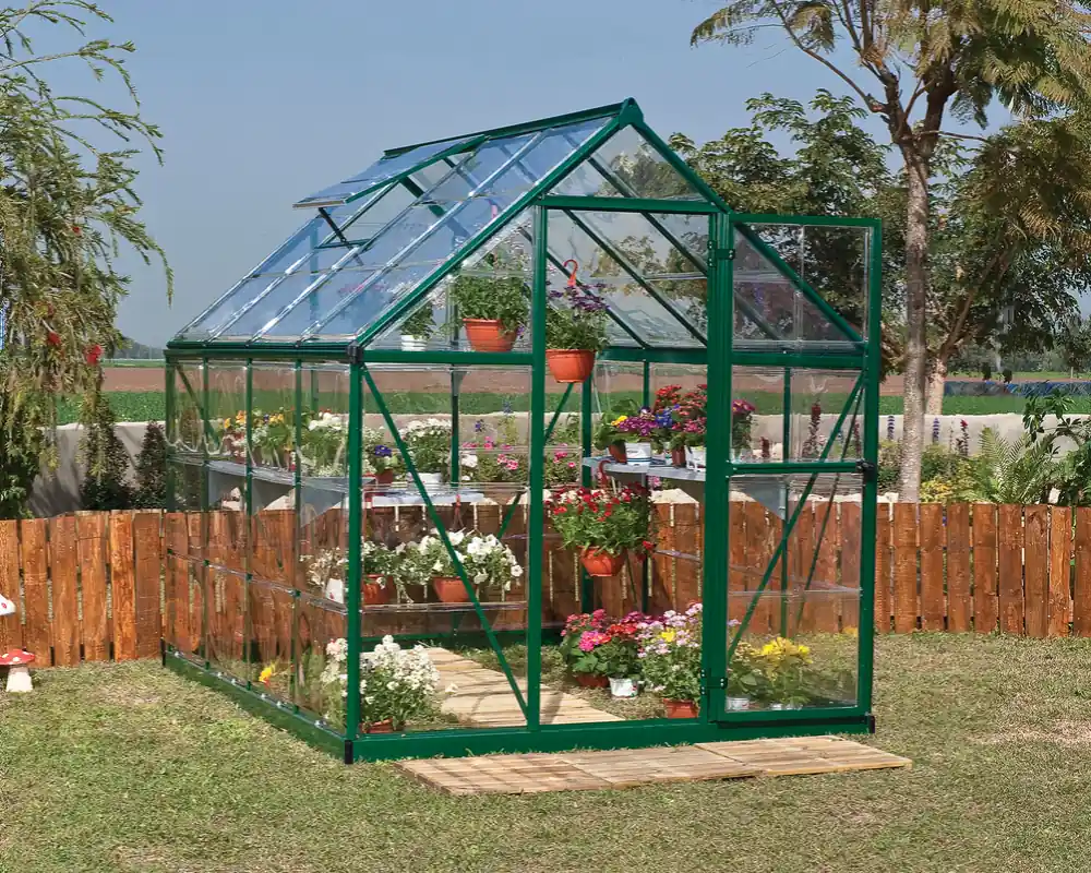 Palram Canopia Tuinkas Harmony 185 x 246 cm Groen Nu Kopen