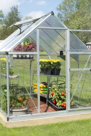 Beperkt Aanbod Palram Canopia Tuinkas Hybrid 185 x 246 cm Zilver