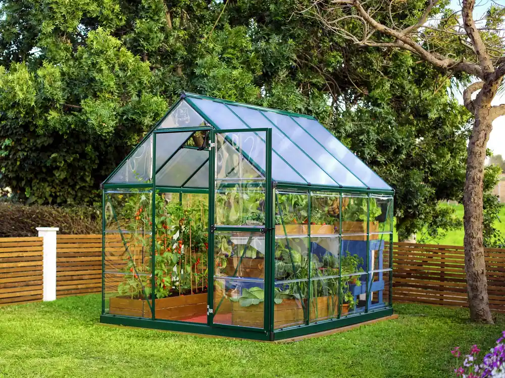 Palram Canopia Tuinkas Hybrid 185 x 246 cm Groen Korting