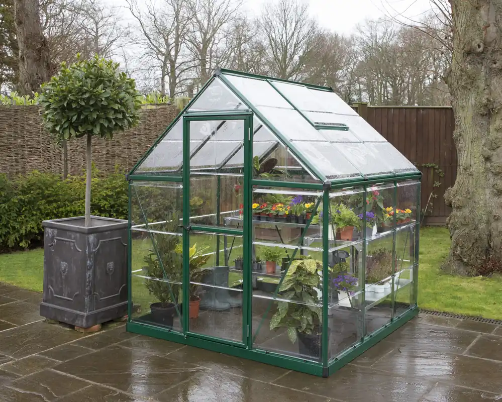Palram Canopia Tuinkas Harmony 185 x 185 cm Groen Lage Prijs