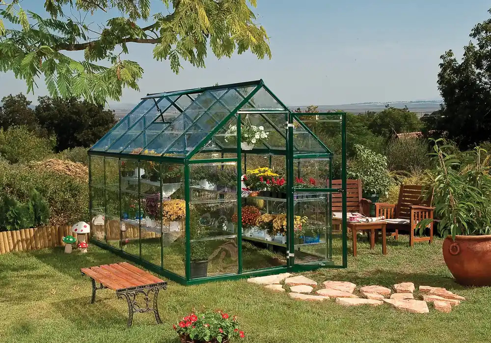 Palram Canopia Tuinkas Harmony 185 x 305 cm Groen Gratis Retour