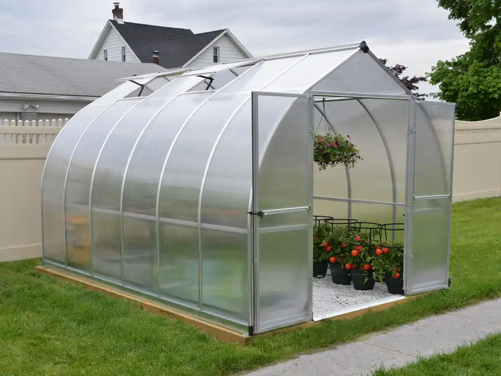 Palram Canopia Tuinkas Bella 244 x 367 cm Zilver Finale Uitverkoop
