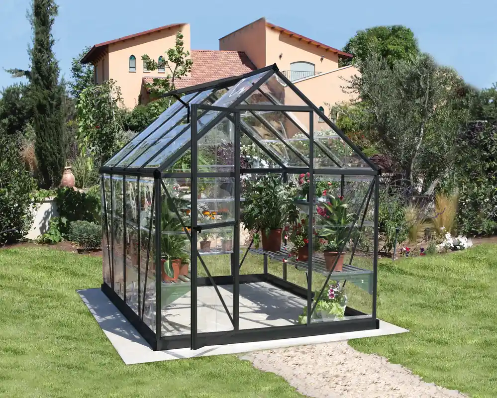 Palram Canopia Tuinkas Harmony 185 x 246 cm Antraciet Aanbieding