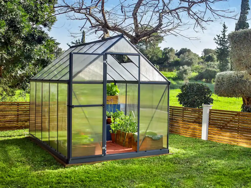 Palram Canopia Tuinkas Mythos 185 x 305 cm Antraciet Veilige Betaling