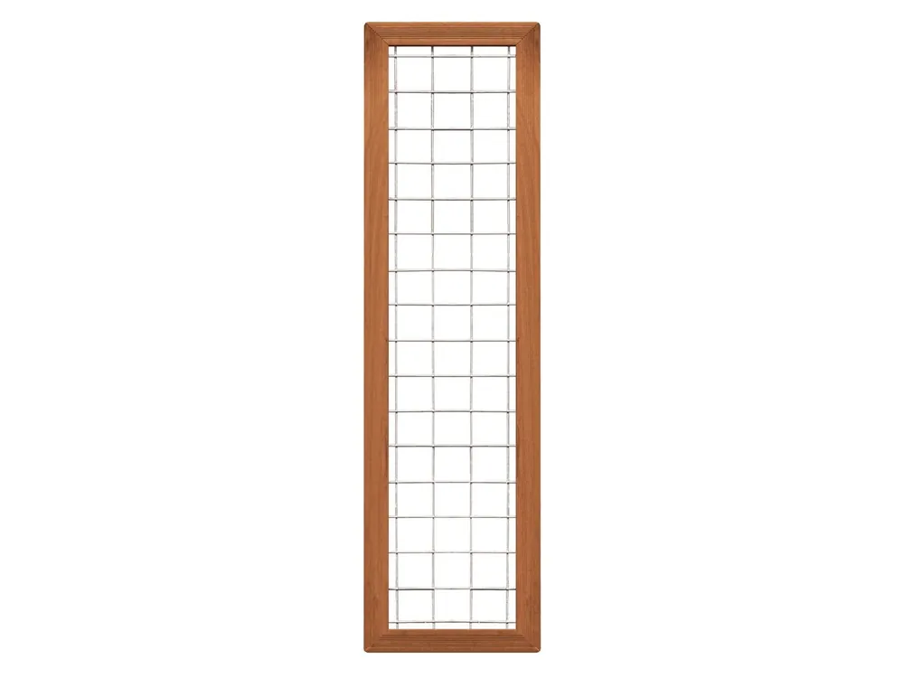 Laatste Versie Bangkirai Draadscherm in Kader 180 x 45 cm