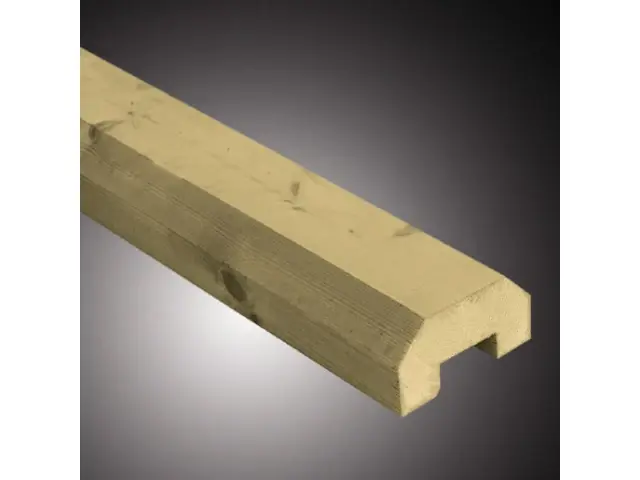 Seizoensaanbieding Vuren Deksloof 5.8 x 12 cm (58 x 120 mm) Groen Geïmpregneerd - Lengte 420 cm