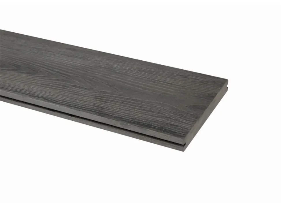 Uitverkoop CarpGarant Vlonderplank Composiet Vintage Massief Grijs 1.9 x 13.5 cm - Lengte 300 cm