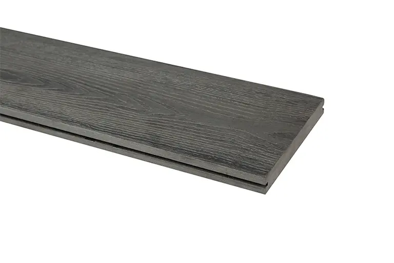 CarpGarant Vlonderplank Composiet Vintage Massief Grijs 1.9 x 13.5 cm - Lengte 500 cm Laatste Kans