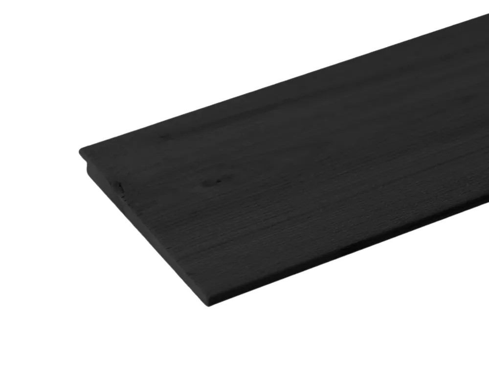 Koop Vandaag Vuren Zweeds Rabat 2 x 19 cm (20 x 190 mm) Thermisch Gemodificeerd Zwart - Lengte 300 cm