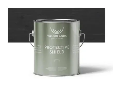 Beperkte Voorraad Woodlands Blokhut Beits Space Grey 2.5L