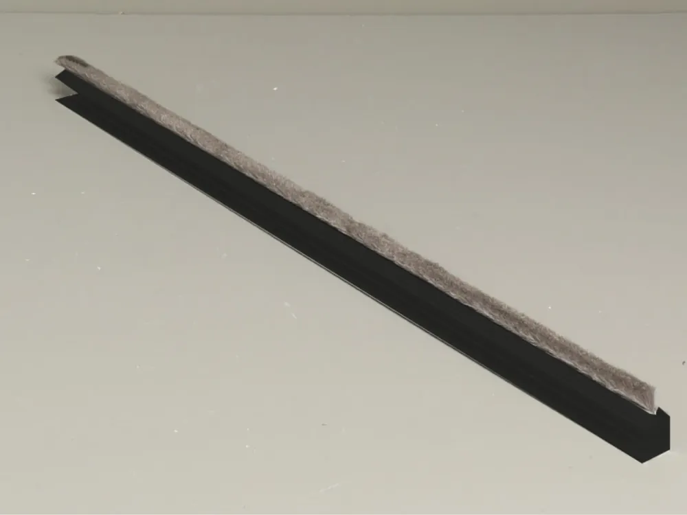 Tochtborstel Zwart 250 cm Must-Have