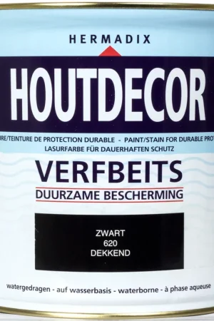Goedkoop Hermadix Houtdecor 620 Zwart 2,5 L