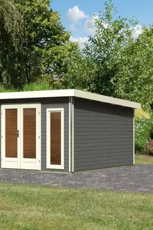 Must-Have Tuinhuis Radeburg 3 Grijs 406 x 393 cm