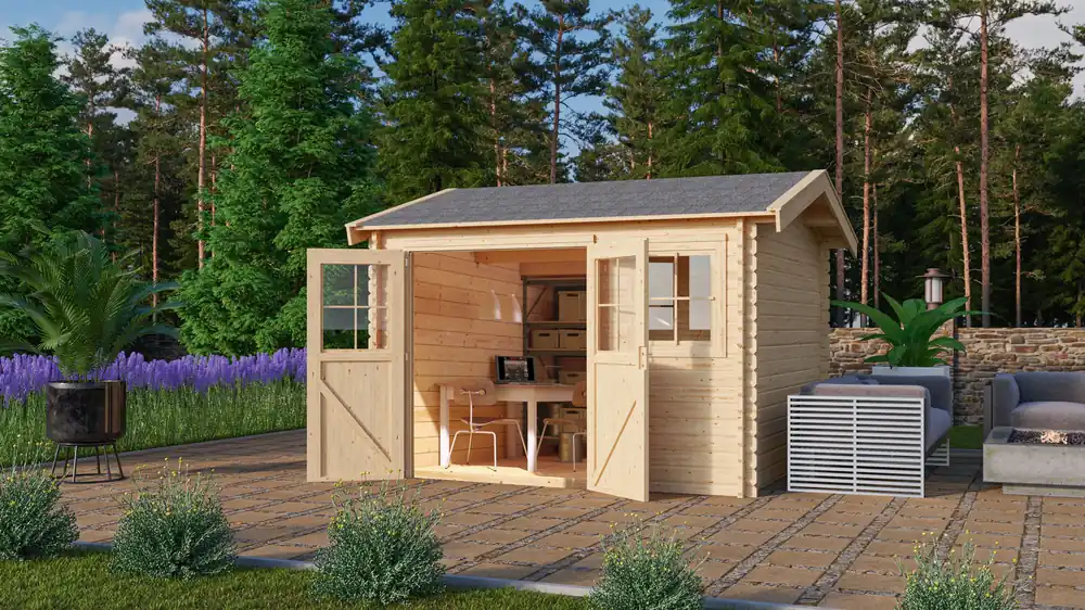 Tuinhuis Felsenau 3 320 x 320 cm Bestel Nu