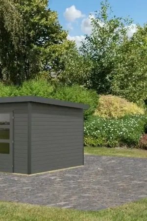 Actieprijs Tuinhuis Pluto B Antraciet-Antraciet 271 x 271 cm