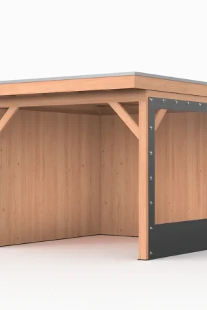 Voordeelprijs Verandazeil Wand 250 cm Antraciet - voor 14 x 14 cm Staanders