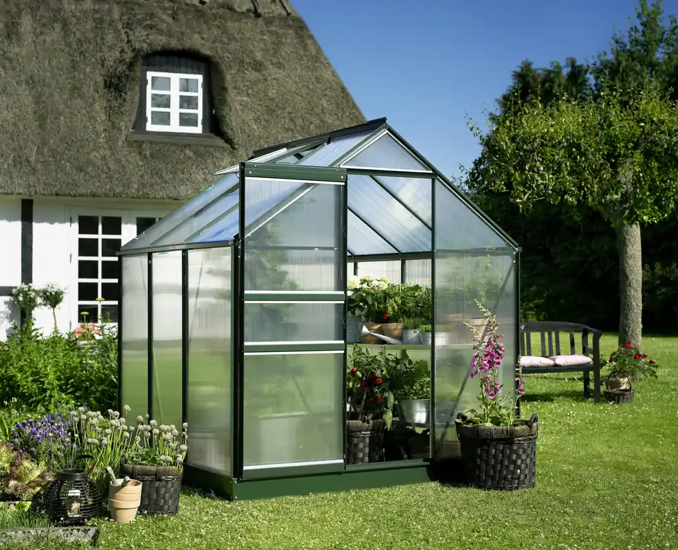Op = Op Royal Well Tuinkas Popular 66 Polycarbonaat Groen