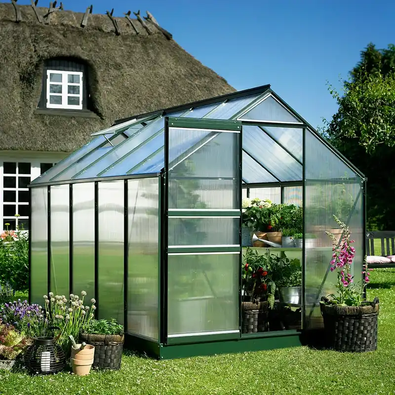 Beperkt Aanbod Royal Well Tuinkas Popular 86 Polycarbonaat Groen
