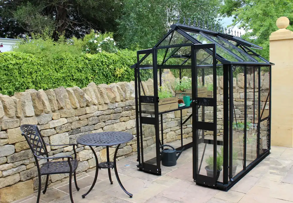 Favoriet Royal Well Tuinkas Birdlip 46 194 x 132 cm Zwart Veiligheidsglas