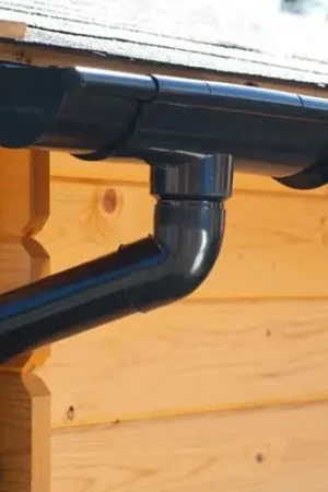 Dakgoot PVC Lessenaarsdak Zwart - Lengte 350 cm Beste Prijs